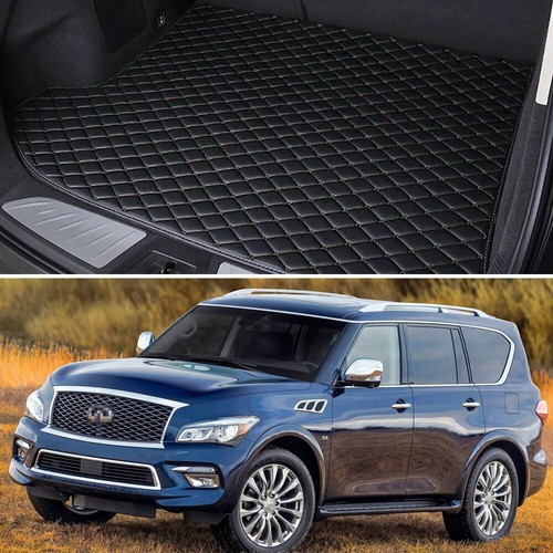 Car Trunk Mat Custom Fit Cargo Liner Mat for 2011-2017 INFINITI QX56 / QX80 - Picture 9 of 11