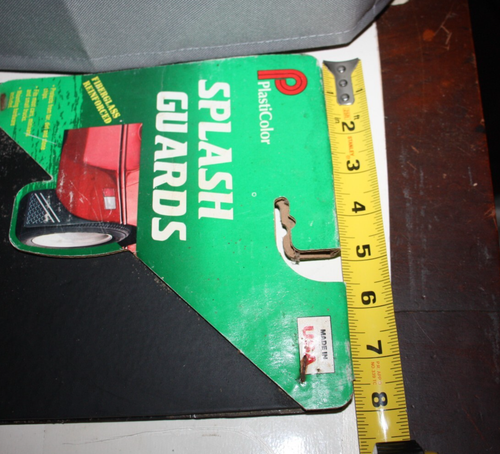 Vintage Plasticolor Splash Guards Chevrolet "Heartbeat of America" 8"x15" NOS B - Picture 12 of 12