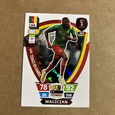 fifa world cup qatar 2022 Karl Toko Ekambi MAGICIAN Karte # 364 Neuzustand