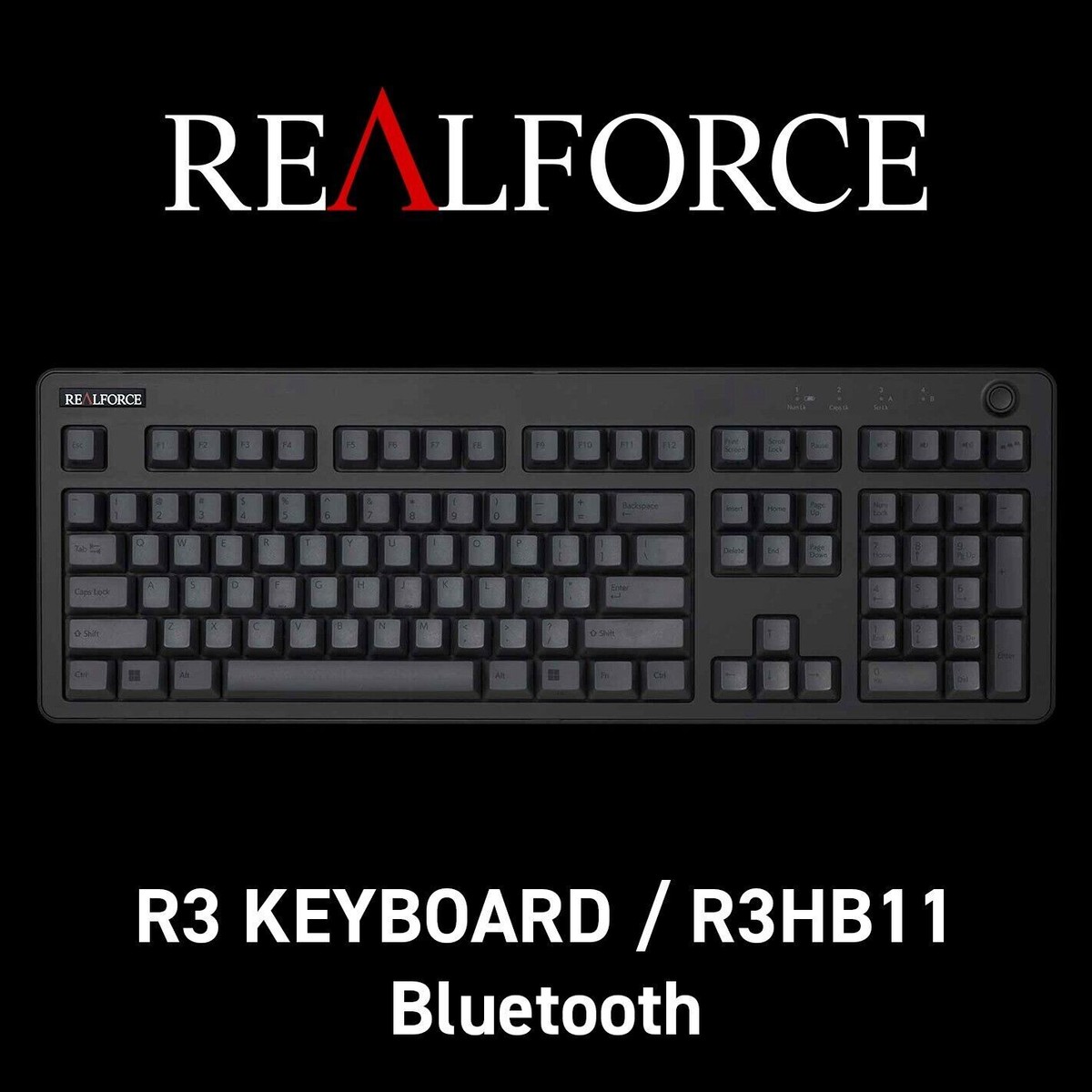 Topre REALFORCE R3 Tastatur R3HB11 Bluetooth 5.0 USB US ANSI 45g 