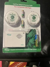 Smart Caregiver Two Call Buttons & Wireless Caregiver Pager w/ BATTERIES NEW A4