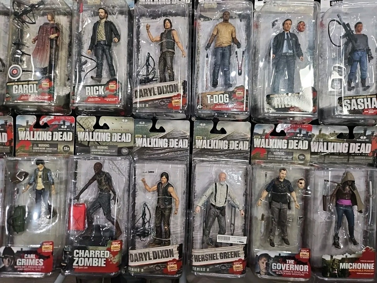 The Walking Dead Lot w27 Action Figures TWD NIB Collection Series