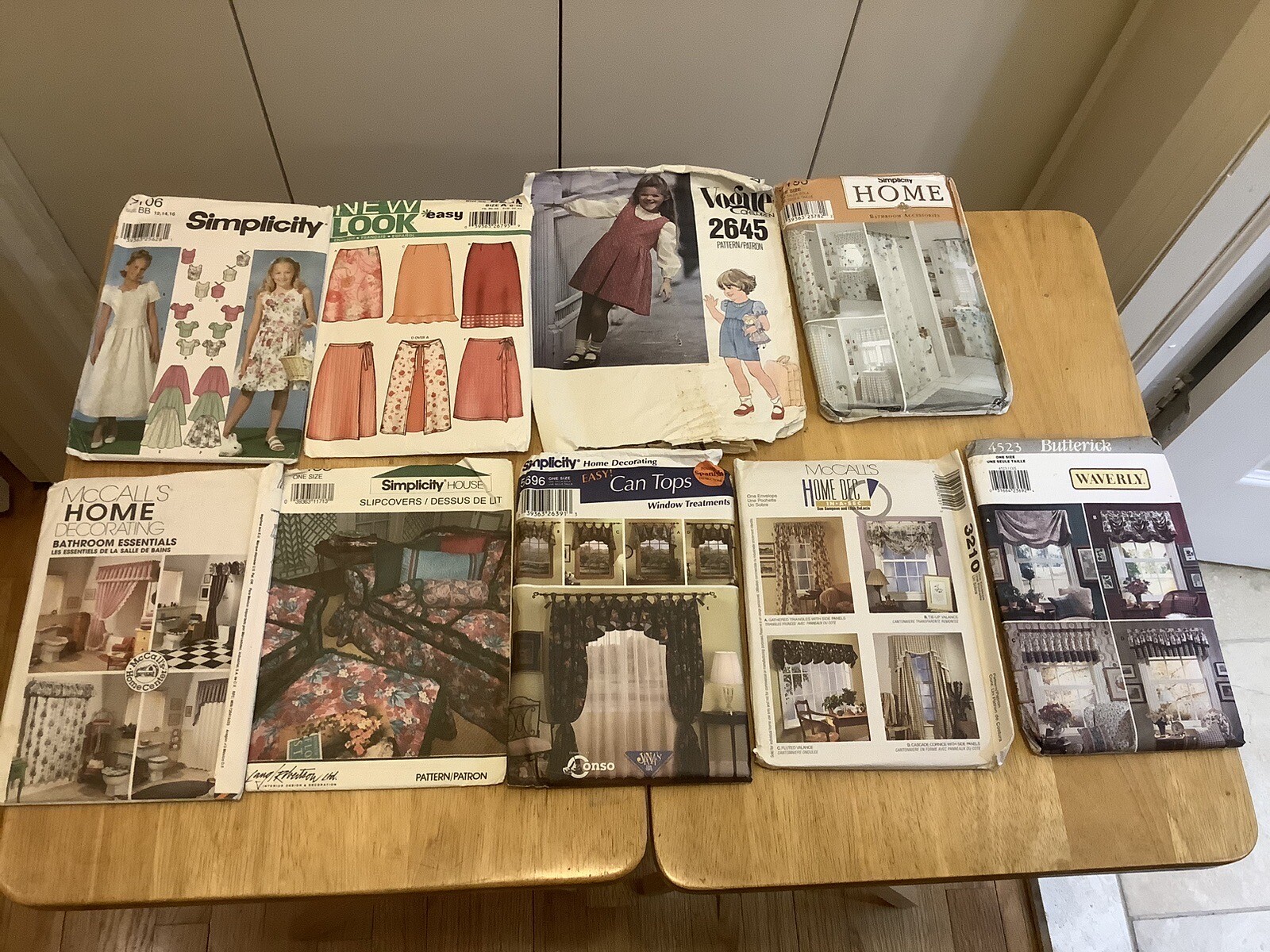 60+ Sewing Pattern Lot Vintage To Now Simplicity McCall’s Butterick