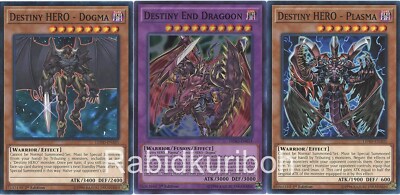 Yugioh Destiny End Dragoon + Destiny HERO - Dogma + Plasma Yugioh Destiny End Dragoon + Destiny HERO - Dogma + Plasma