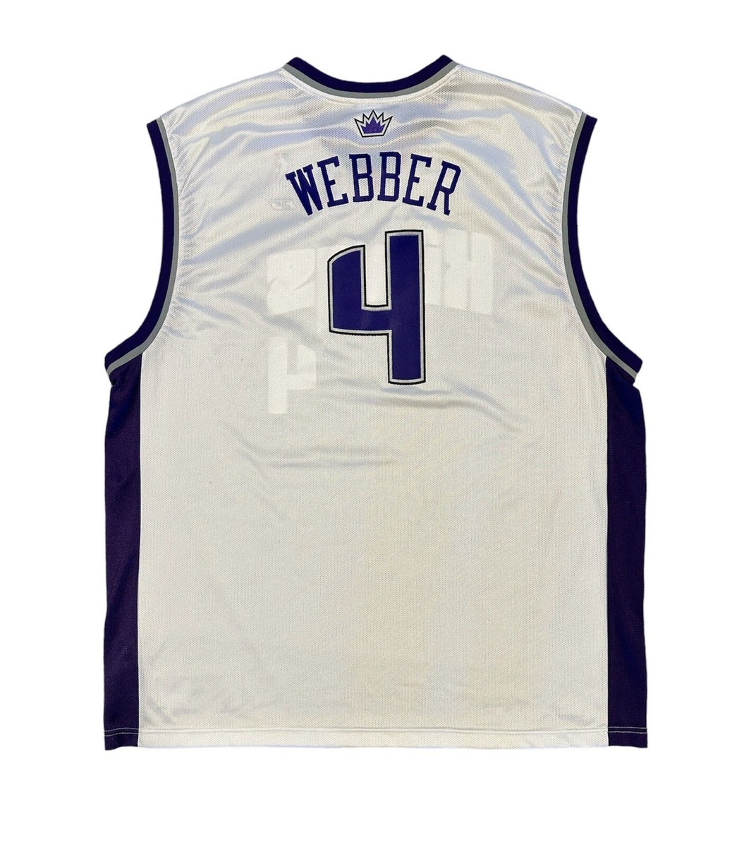 Reebok NBA SACRAMENTO WEBBER ゲームシャツ 00's Chris Webber Sacramento Kings Authentic Reebok NBA