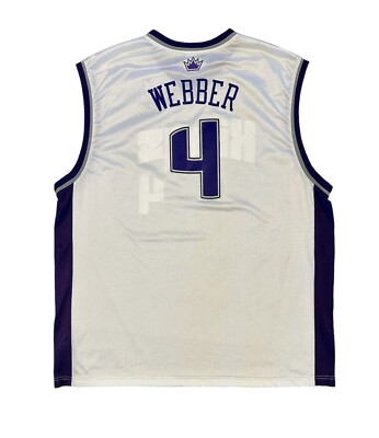 Reebok NBA SACRAMENTO WEBBER ゲームシャツ 00's Chris Webber Sacramento Kings Authentic Reebok NBA