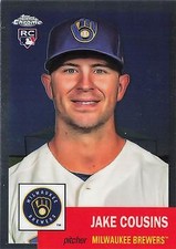 Jake Cousins 2022 Topps Chrome Platinum Anniversary #175 RC Milwaukee Brewers