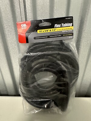 GB Gardner Bender FLX538V10 10' 3/8'' 1/2''  Black Split Flex Tubing