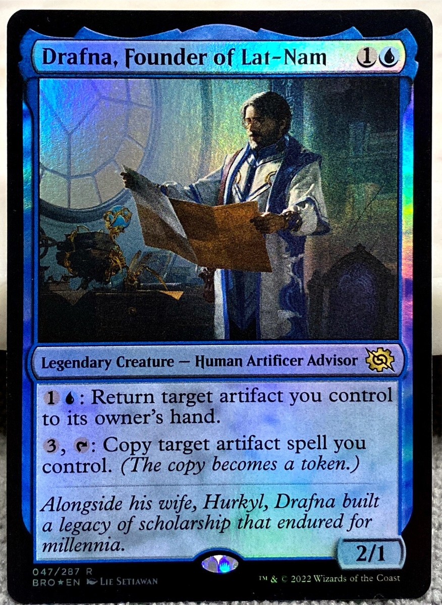 MTG Drafna, Founder of Lat-Nam 47 Foil Showcase The Brothers' War