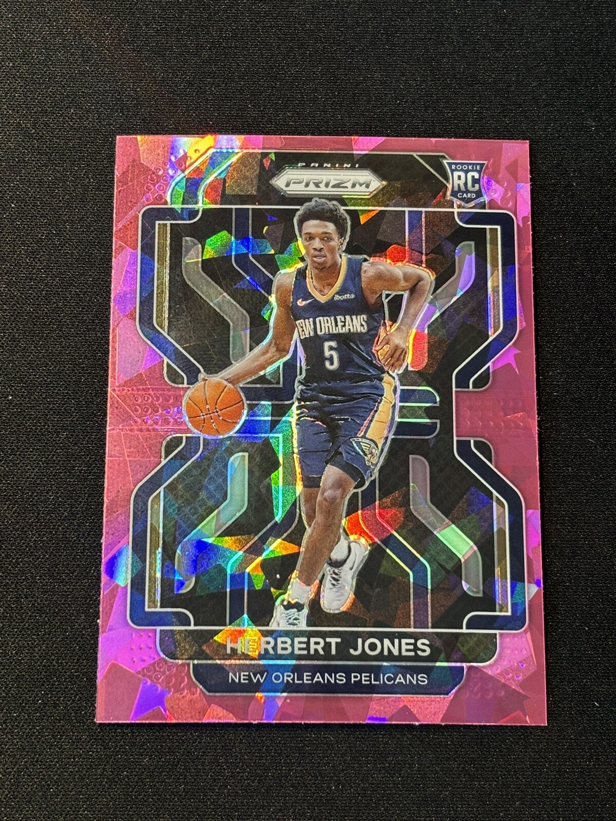 2021 Panini Prizm #329 Herbert Jones Pink Ice