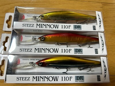 Daiwa Steez Minnow 110F DR 3-piece set [Brand new, unused]