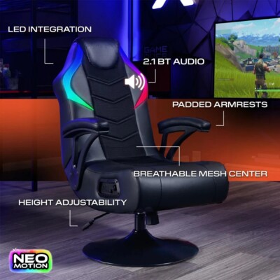 X Rocker Nemesis RGB Pedestal Gaming Chair Black | eBay