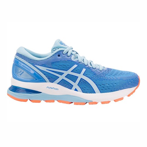 Asics GEL-Nimbus 21 D [1012A155-400] Women Running Shoes Blue  Coast/Skylight | eBay
