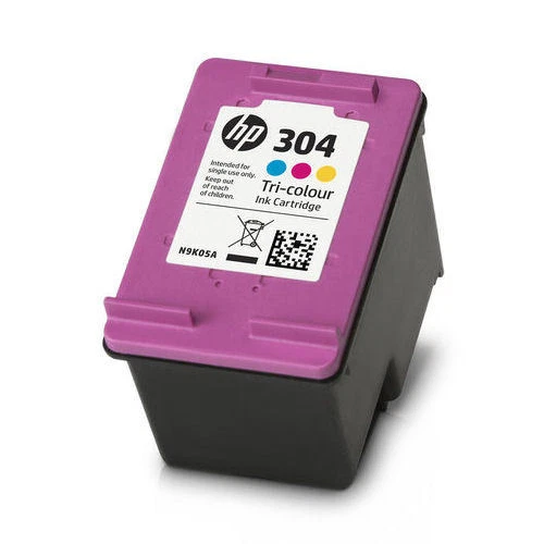 Original HP 304 Colour Ink Cartridge For DeskJet 2632 Inkjet Printer - Picture 3 of 4