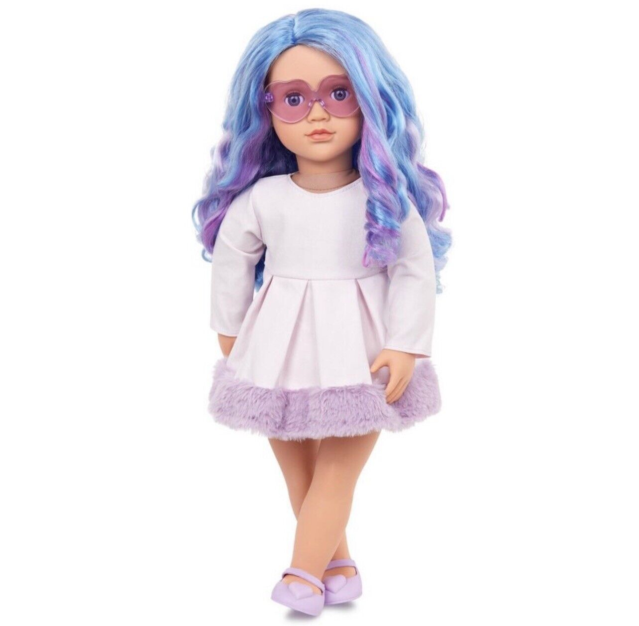 Our Generation Veronika 18" Fashion Doll with Blue and Purple Hair NEW