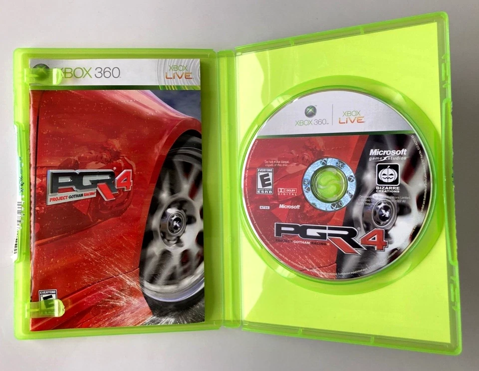 Project Gotham Racing 4 PGR 4 2007 Microsoft Xbox 360 complete Game CIB tested - Image 3 of 4
