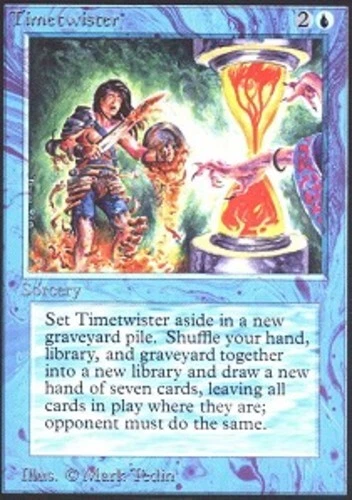 [1x] Timetwister Played, English Unlimited Edition MTG Magic