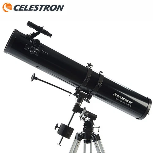 Celestron Astronomical PowerSeeker 114EQ Telescope W/ Tripod 21045 Easy Setup - Picture 1 of 6