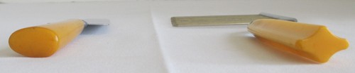 Cortador de peine de pastel y servidor de pasteles con mango de baquelita caramelo - Imagen 5 de 5