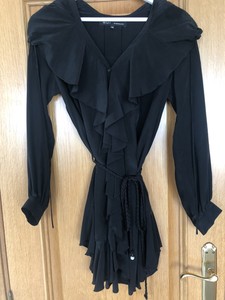 black silk shirt dress uk