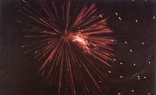 Festival 85 Fireworks, Waterbury, Connecticut --POSTCARD