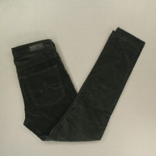 AG Adriano Goldschmied Farrah High Rise Skinny Pants Women's 26 R Green Velvet