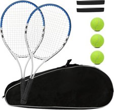 Tennis Racket Pre-Strung Lightweight 27 Inch Racquet Recreational Adult Rackets