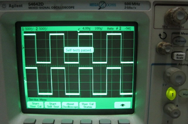 Agilent/HP 54642D 2+16 Channel, 500 MHz Mixed-Signal Oscilloscope - Image 2 of 4