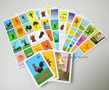 Mexican Bingo Game Spanish Loteria Card Game 10 Boards 54 Cards New