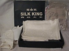 vintage SILK KING Shanghai Famous Brand fabric textile Asian material w/ pattern