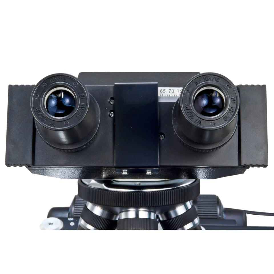 Microscopio binocular de contraste de fase OMAX 40X-2000X USB3 5 MP + disco de fase torreta Foto 3 de 4