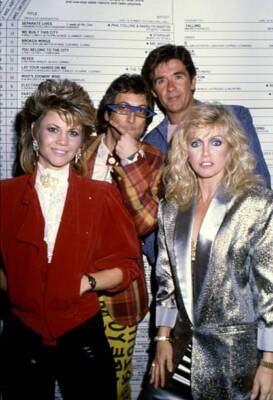 Markie Post Stephen Bishop Alan Thicke and Donna Mills 1985 Old Photo 1