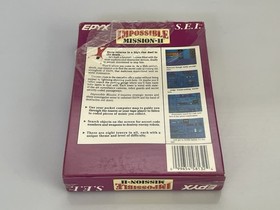 Impossible Mission II NES HES Game Complete AUS SEI Cardboard Release