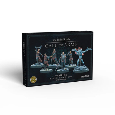 The Elder Scrolls Call to Arms Vampire Core Set Miniaturen Neu 32mm Resin