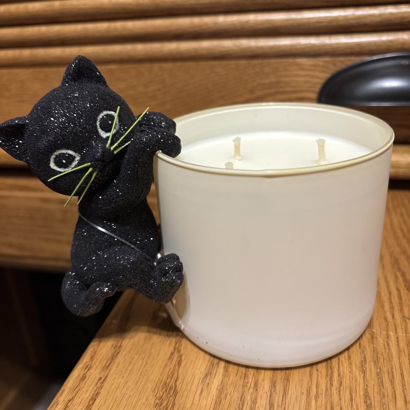 New With Tags Bath And Body Works Sparkly, Black Hanging Cat