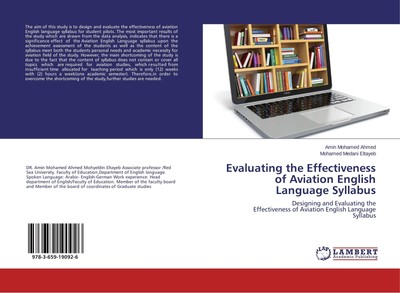 Evaluating the Effectiveness of Aviation English Language Syllabus Amin Mohamed 