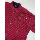 VTG 90s Tommy Hilfiger paisley floral crest logo button down dress shirt, XL
