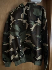 ROTHCO MENS WOODLAND CAMOUFLAGE PULLOVER 2XL HOODIE (B62) NWOT