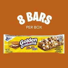 LOT OF 2 Golden Grahams Breakfast Cereal Bars S'mores Snack Bars 8 ct low price