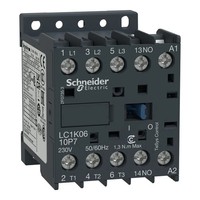 Schneider LC1K0910B7 Tesys K Contactor 3P 3NO 9A 2.2Kw 24V AC Coil