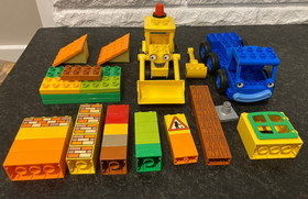 LEGO DUPLO Bob the Builder 3297 Scoop and Lofty at the Building Yard set 51/62pc