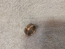 1971 Kennedy Half Dollars size 9 1/2 coin ring Handmade mixed metals wide band