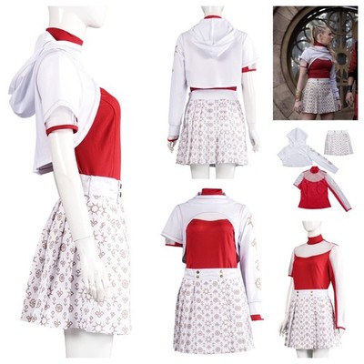 Zombies 4: Dawn of the Vampires Addison Wells White Dress Set Cosplay Costume