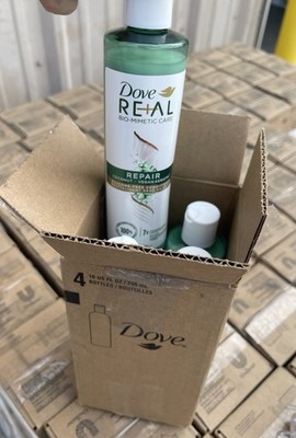 Case of 4 Dove RE+AL Bio-Mimetic Repair Coconut + Vegan Keratin Conditioner 10oz