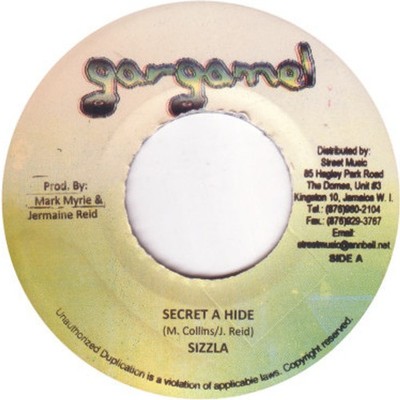 Sizzla - Secret A Hide (Vinyl 7'' - 2006 - JM - Original)
