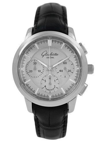 Glashutte Original Senator 39-31-33-42-04 Chronograph Silver Dial 40MM Automatic