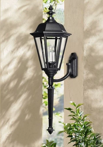 Hinkley Manor House 41" High Black Outdoor Wall Light - Picture 1 of 7