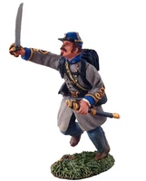 W BRITAINS #31035 Confederate Infantry Major Charging No.1
