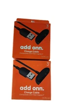 ONN Charging Cable 3’ For Fitbit Inspire 2 Compatible Lot of 2 New Sealed
