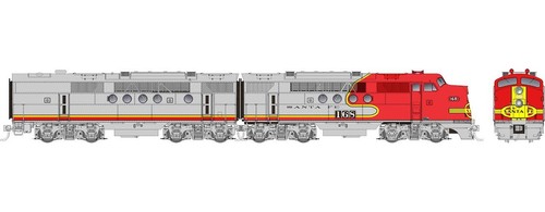 Rapido ~ Escala HO ~ EMD FT A+B ~ Santa Fe AT&SF #167B + 167C ~ DC ~ 053002 | Condition: New
